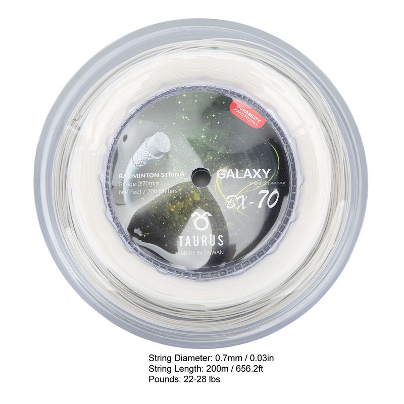 POWERTI BX70 Badminton Rackets String High Elastic Nylon Badminton Racquet