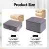 Giznzg Ultra Space Saving Self-Compressing Organizer (Grey, L)
