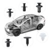 URAQT Car Body Trim Clips, 130 PCS Universal Car Retainer