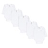 TupTam Baby Boys’ Long-Sleeved Bodysuit, Plain Colours, Pack of 5