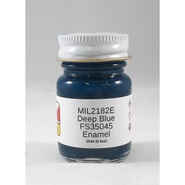MCW Finishes MIL2182E FS35045 Deep Blue Enamel Model Paint for Military Aircraft