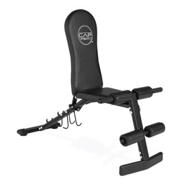CAP Barbell Flat/Incline/Decline Bench, Black