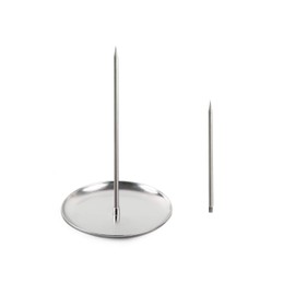 Vertical Skewer Brazilian Barbecue Skewer Stand Stainless Steel Removable Grilling Meat Spit for Roasting Meat Steak Whole Chicken Sausage