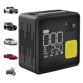 Tire Inflator Portable Air Compressor, 3X Fast (Dual Cylinder) Cordless and Corded Air Pumps Multi-Function & Powerful Tire Inflators for Trucks,Cars, Bikes and More