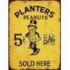 Planters Peanuts High Quality Metal Magnet 3 x 4 inches