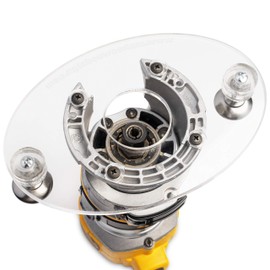 Dave's - Palm Router Acrylic Router Base Plate Compatible with DeWalt DW618 MADE IN AMERICA