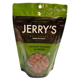 Hickory Smoked Almonds, Roasted & Salted - Jerry’s Nut House: Premium Nuts, Dried Fruit, and Assorted Snacks - 8oz