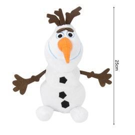 Zaloife Snowman Plush Toy, Stuffed Toy Snowman 25 cm, Cuddly Toy Snowman Plush, Snowman Plush Doll Gift for Children, White