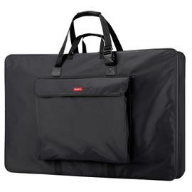 Nicpro Art Portfolio Bag 36 x 48 Inches Waterproof Nylon Artist Carrying Bag Soft Sided with Shoulder Strap, Storage Case for Artwork Sketch Drawing Canvas Photography Poster Solar Panel