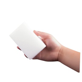 TOVINANNA 100pcs Kitchen Cleaning Sponge Eraser Nano Pads for Strong Decontamination Multi-Purpose Household Scrubber for Bathroom Floor and Kitchen