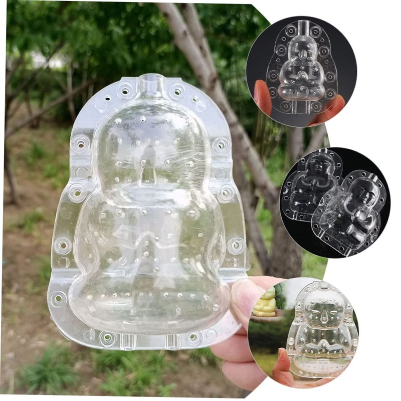 SEWACC Fruit Shaping Molds Pcs Adorable Buddha Mold Pc Material