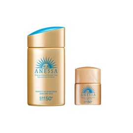 ANESSA 50+ Sunprotection Factor 2022 Model, Anessa Perfect UV Skin Care Milk, N (Includes Special Sizes) 2.4 fl oz (60 mL) + 12 ml