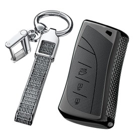 TECART Intelligent Remote Key Cover PC Key Case for Lexus UX200 UX250H US200 US260H ES200 ES350 LC500 LS500 LS500h UX ES GS Key Fob Protective Case 3 Buttons Black
