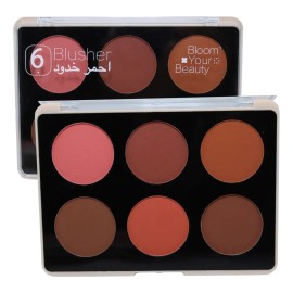 Paleta De Rubores Blush +iluminador Rosa