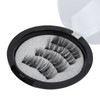 4pcs Magnetic Eyelashes Glue Free Magnetic Eyelash Clip Eyelashes Thick