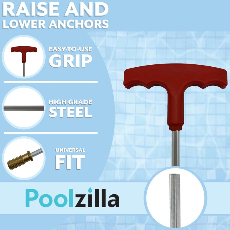 Poolzilla 24" Hex Key For Pool Anchors, Hex Key for