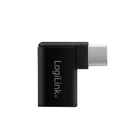 LogiLink AU0055 - USB 3.2 Gen 1, USB-C to USB-A Adapter, 90° Angled, Black