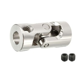 Universal couplings BE-TOOL universal joint U-joint gimbal connector for DIY car repair (1 piece), silver