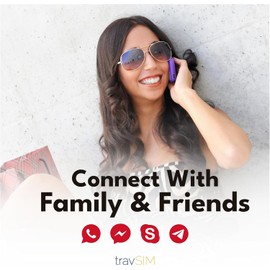 travSIM Portugal SIM Card | 6GB Data / 4G/5G speeds | Unlimited Calls |Use Portugal SIM in UK and 30+ EU Countries | Plan on SIM for Portugal is Valid for 30 Days