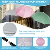 3 Pcs Plant Umbrellas for Outdoor Plants, 25" Garden Plant