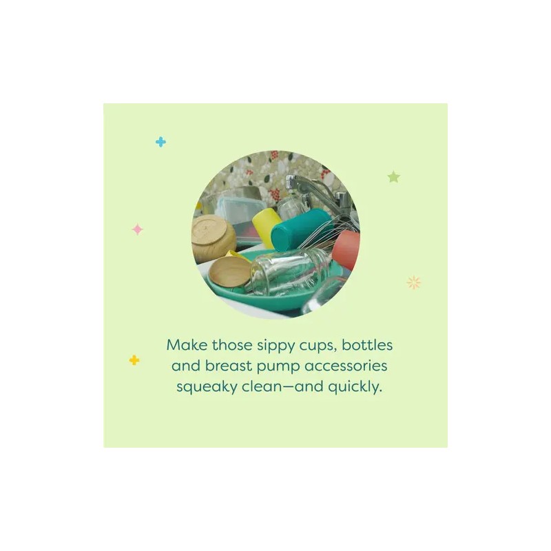 Babyganics Jabon Espumoso Para Platos Y Botellas, Botella De