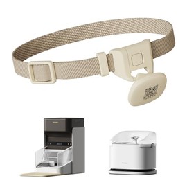 PETLIBRO Upgraded RFID Collar Tag for One RFID Automatic Cat Feeder PLAF301 and Smart App Monitoring Multi Cats Water Fountain PLWF305, Lightweight and Compact Collar Sensor with Snap Release Design