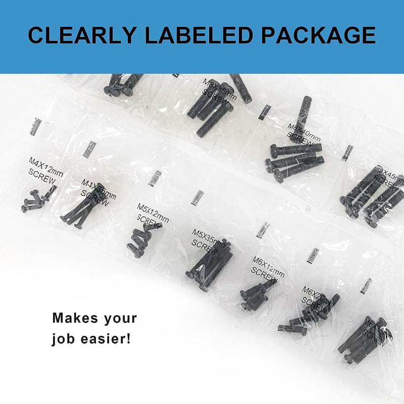 LSB-FL Monitor and TV Mounting Screws M4 to M8 Screws