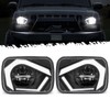Partsam Eagle Eye Headlights H6054 LED 7x6 5x7, Hi/Low Sealed
