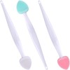 Winsyison 3pcs Silicone Lip Scrub Brush, Double-Sided Lip Exfoliator Brush