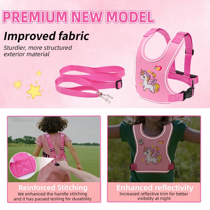 Safety Walking Harness with Leash for Autism Special Needs ADHD/ASD