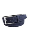 Florsheim Men's Belt, Lucky Suede, Navy, 38