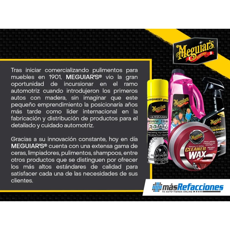 Meguiars Ultimate Quik Detailer Limpiador Hidrofobic G201024