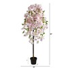 Nearly Natural 5ft. Cherry Blossom Artificial Tree, Pink