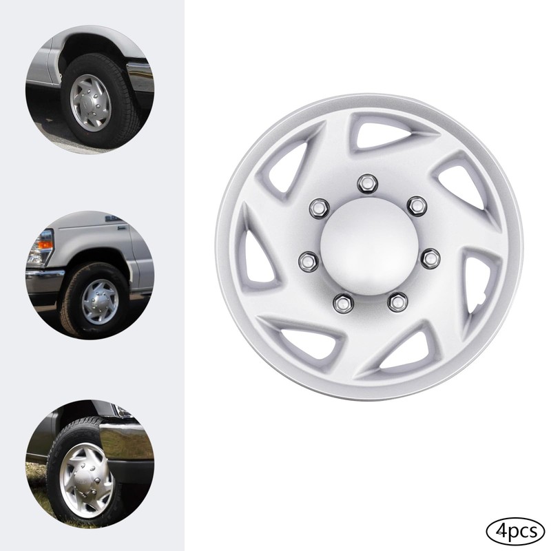 Jiabailie 16" Hubcaps Best,Hub Caps Van Full Wheel Covers for