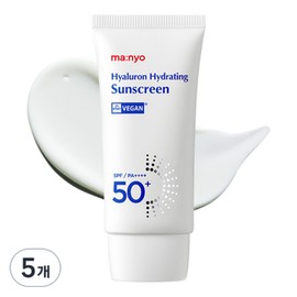 Witch Factory Manyo Factory Hyaluron Hydrating Sun Cream SPF50+ PA++++, 50ml, 5 pieces / 마녀공장 히알루론 하이드레이팅 선크림 SPF50+ PA++++, 50ml, 5개