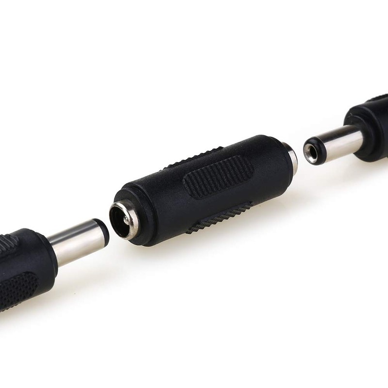 MOBOREST 12V 5.5mm x 2.1mm DC Power Connector Adapter, 12/24V