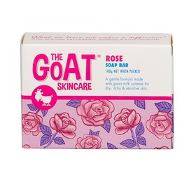 The Goat Skincare Soap Bar with Rose 100g