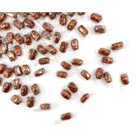 LaetaFood Root Beer Barrels Hard Candy, Old Fashioned Candy (1 Pound Bag)