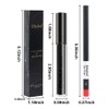 HAOYA 2Pcs Matte Dark Black Lip Liner and Lipstick Makeup
