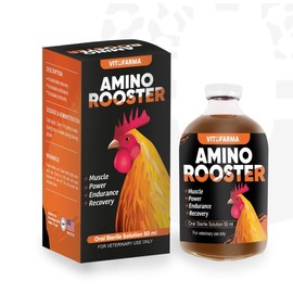 VITOFARMA Aminoacid for Poultry Roosters Chickens 50 ml - Suplemento aminoacidos para Gallos 50 ml