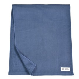 Trampalan Gauze Towel, Face Towel, 1 Sheet, Color Gauze Towel, Senshu Towel, Quick Drying, Water Absorbent, Thin, 100% Cotton (Navy)