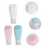 VICASKY 3Pcs Creative Liquid Dispenser Unique Bristle Cosmetics Bottle for