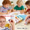QENLKIX Fruit Pattern Eraser, Set of 6 Colors, Flexible and