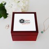 CafePress Sneak Peek Memory Keepsake Jewelry Box, 5"x5"x3.75"