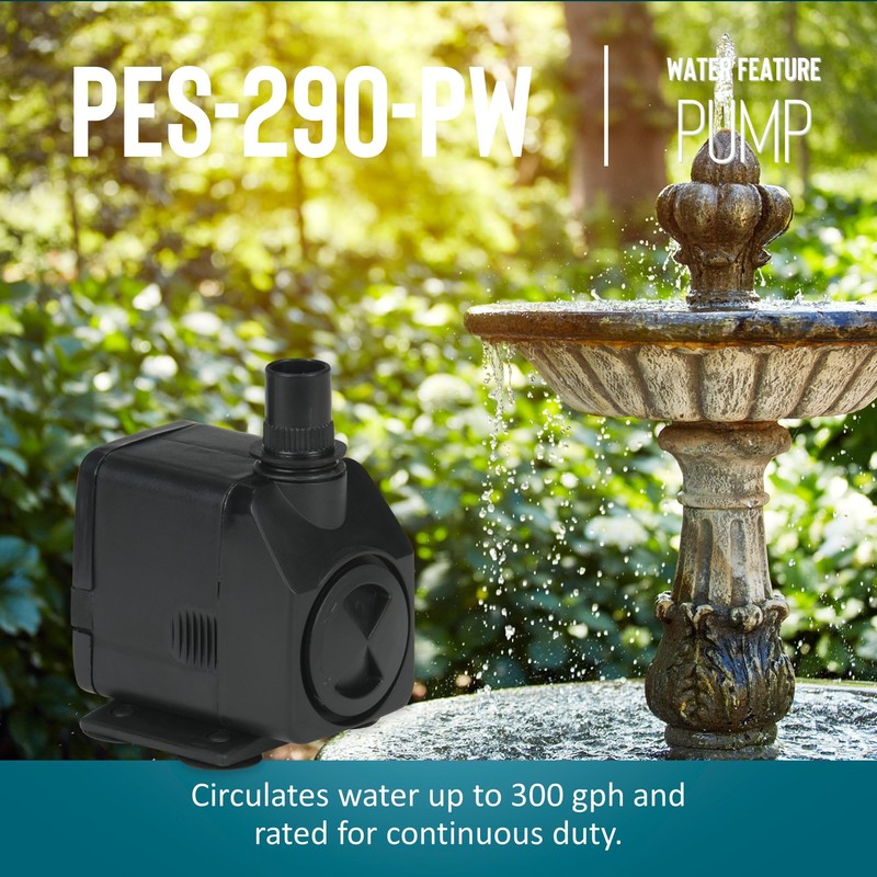 Little Giant PES-290-PW 115-Volt, 300 GPH Magnetic Drive Fountain/Pond Pump