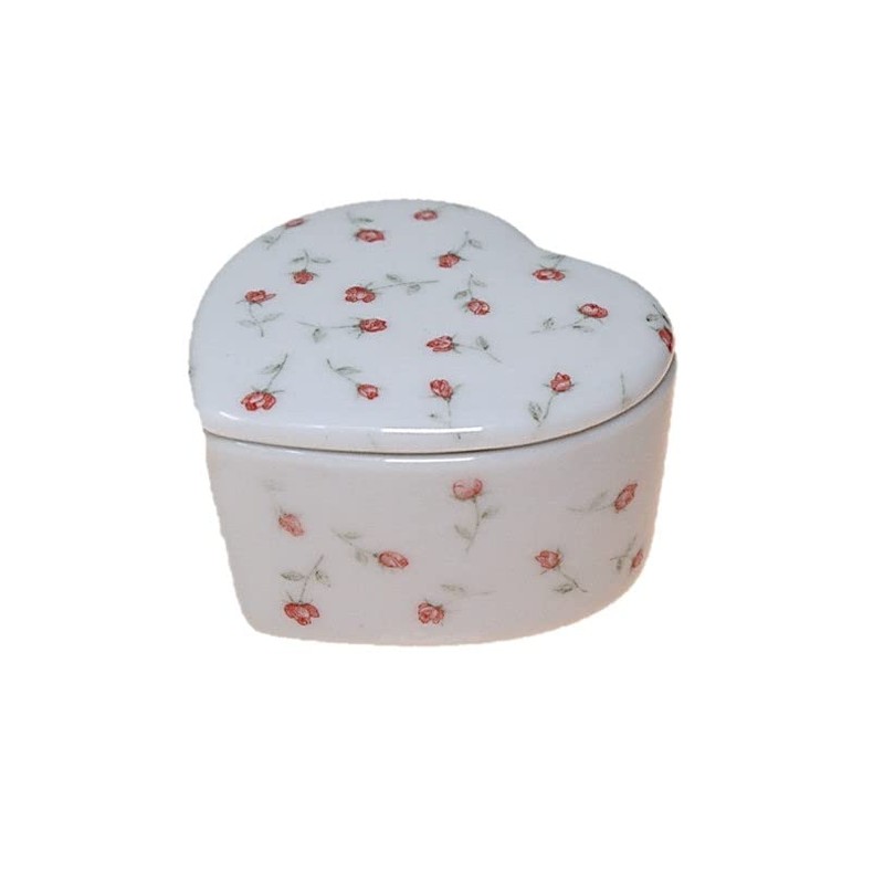 Rose Garden Heart Lid Manufacturing Direct Sale Trinket Box Ring