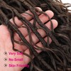 Boho Locs Crochet Hair 7 Packs 18 Inch Goddess Faux