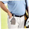 KOMBIUDA Golfing Tee Holder Pu Leather Organizer Portable Tees Carrier