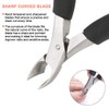 BEZOX Toe Nail Clippers for Thick or Ingrown Nails -