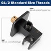 NearMoon Wall Supply Elbow with Handheld Shower Holder - Solid